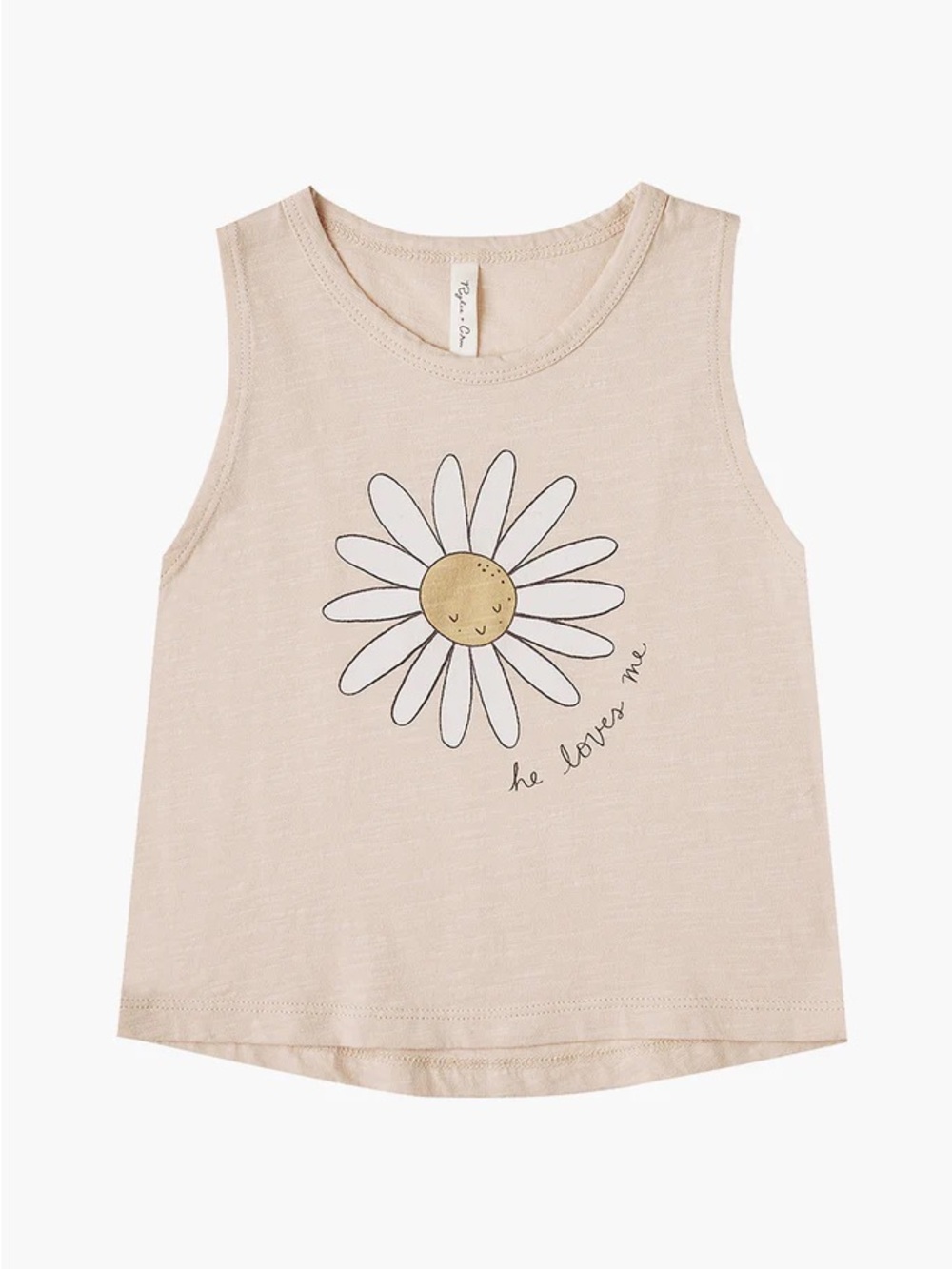 🌼✨ Rylee + Cru “He Loves Me” Daisy Tank Top – Size 6/12 Months | NWT ✨🌼